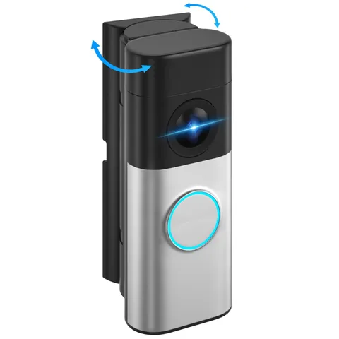 Adjustable 55 Degree Ring Doorbell Angle Mount, Anti-Theft Doorbell Holder Re...