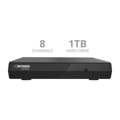 Defender Sentinel NS1T8NVR NVR 1TB 4KUltra HD 8Channel Security NVR/DVR Open Box