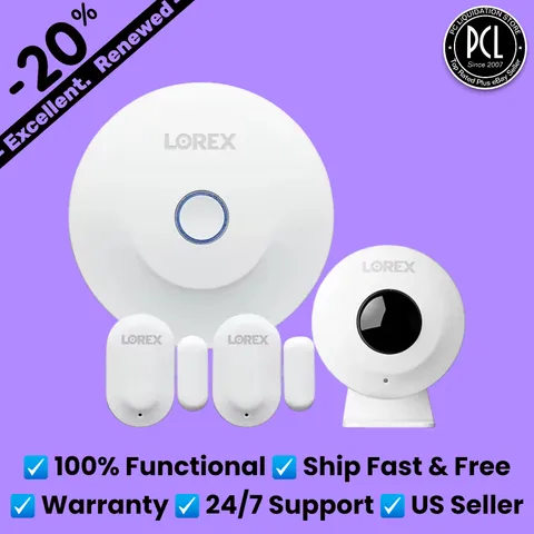 ✅ Lorex Smart Sensor Starter Kit with 3 Sensors - White (AY41TR-KTK2-MTK1) ✅
