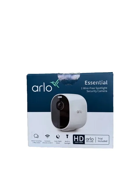 arlo essential spotlight camera