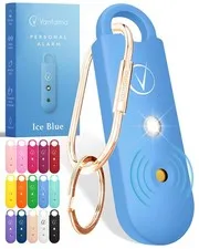 Personal Alarm for Self Defense with Low Battery Notice, Strobe Light & Extra...
