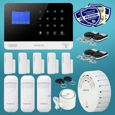 HOMSECUR Wireless WIFI 4G RFID SMS Autodial Burglar Alarm System