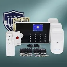 HOMSECUR Wireless&Wired 4G/GSM WIFI Burglar Intruder Alarm System+Touch Keypad