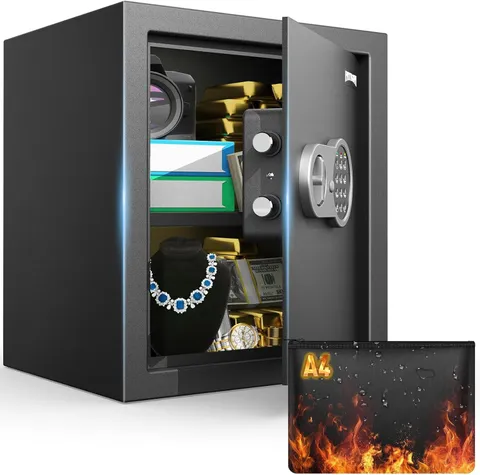 [ 2.3 Cu.Ft. ] Fireproof Safe for Home,Digital Security Home Cabinet Safes for M