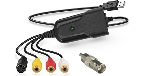 EZ Composite BNC RCA S-Video To USB DVR Adapter For CCTV Surveillance Cams