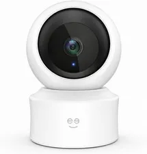 Geeni Scope Ultra 2K 360 Smart Indoor Security Camera Auto-Tracking WiFi White