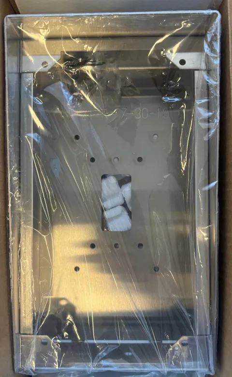 Aiphone SBX-IDVF Stainless Steel Surface Mount Box
