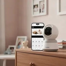 3K 5MP Indoor Pan/Tilt Security Camera with Auto-Focus,Ideal for Baby Monitor...