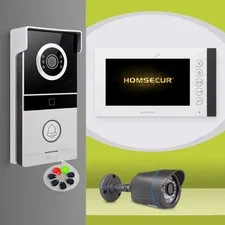 HOMSECUR Video Doorphone Intercom Door Bell RFID Keyfobs Night Vision Door Unloc