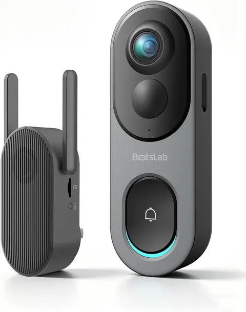 5MP Doorbell Camera Wireless 180 Head-to-Toe View 32GB SD Card
