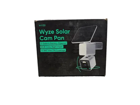 Wyze Solar Cam Pan 2K Color Night Vision 360 Pan/Tilt Wi-Fi Solar/Battery
