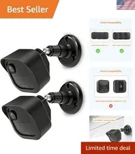 Secure 2-Pack Mounts for Blink Outdoor Cameras - Multi-Angle Adjustable Design
