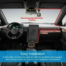 V300 Shield Dash Cam (Black) for Car Security