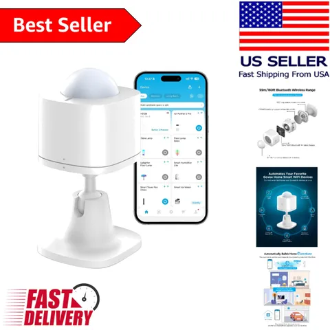 Smart Wall-Mounted Motion Sensor – Elevate Your Home Security Effortlessly
