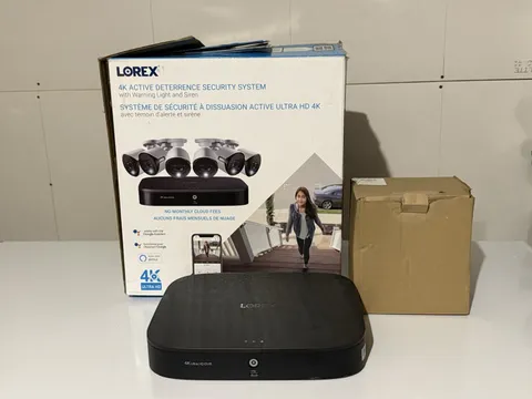 Lorex D841A82B 4K 8 Channel Analog Ultra HD DVR 1 HDD 1TB With Cameras Wired
