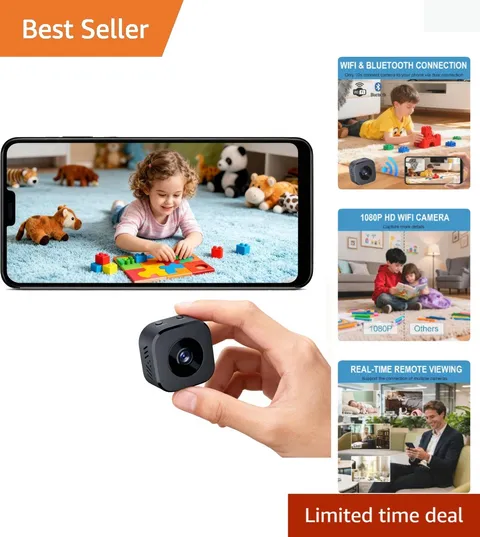 1080P Mini Security Camera with 150° Wide-Angle for Effortless Indoor Monitoring