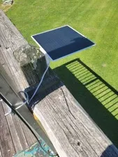 5W Solar Panel for Rechargeable Security Camera DC 5V Micro USB USB-C Cable Moun