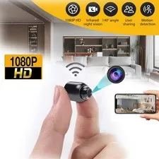 1080P Mini Camara Oculta Espia De Seguridad WiFi Inalambrica Con Audio y Video