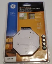 GE PERSONAL SECURITY GLASS VIBRATION ALARM MODEL 45413 NEW WITH BATTERIES