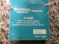 Revere PI-IDSP 15W 8 Ohm Indoor Speaker for Alarm/Security System NOS