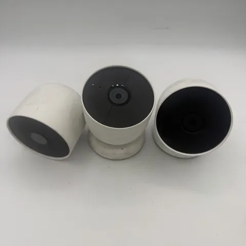 Google Nest Cam Battery G3AL9 Lot of 3 Security Cameras Untested Parts/Repair