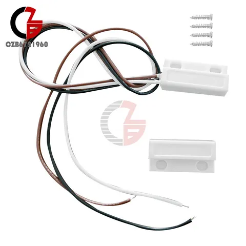 MC-38B Door Window Sensor N/C N/O Switch Magnetic Alarm Normally Opened/Closed