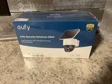 eufy Security SoloCam S340 - Dual Camera, Solar Powered, 3K, 360° Pan/Tilt - NEW