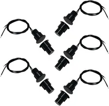 5 Sets of 3/4" Flush Mounted Magnetic Door Alarm Switch Sensors NC Type