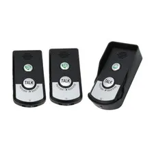 (Black 1T2)Intercom Doorbells Long Distance Intercomunicador Voice Doorbell