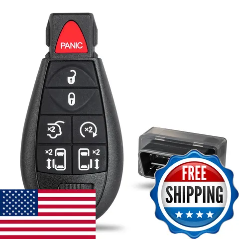 Vurkcy Key Fob Replacement For 2008-2016 Chrysler Town Country Dodge Grand