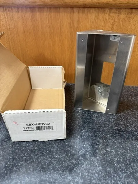Aiphone SBX-AXDV30, 30 Degree Angle Box For AX-DV IP Video Door Stations
