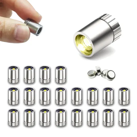 20 Pack Small Spotlight Battery Operated LED Lights, Warm White