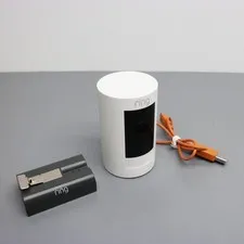 Ring Stick Up Cam Outdoor Wireless Security Camera - White