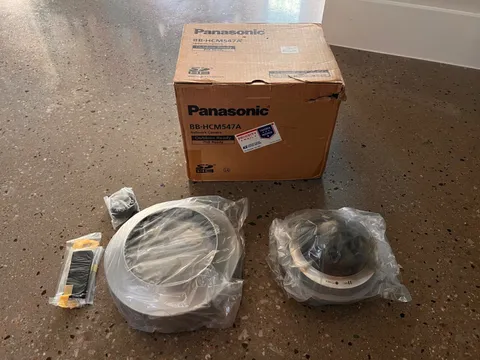New Panasonic BB-HCM547A Outdoor PoE Ready PTZ Network Dome Camera