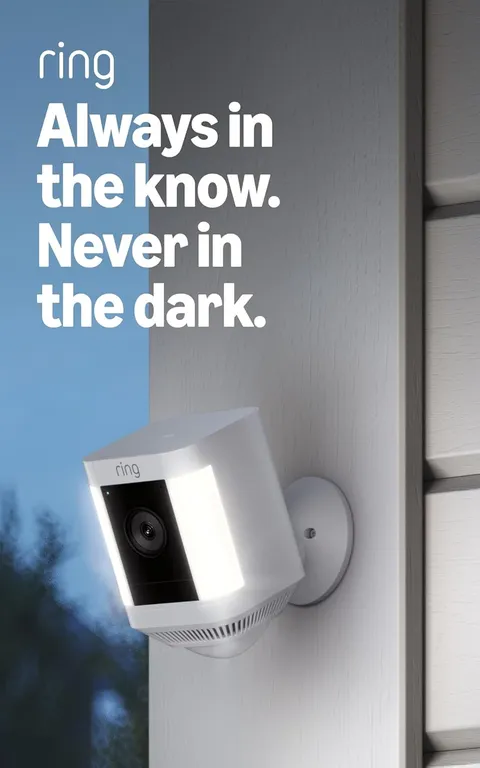 Spotlight Cam Plus, Battery, Home or Business Security with HD Video, Two-Way Ta