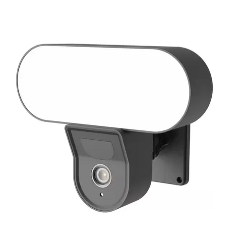 Floodlight Security Camera E9 Smart Outdoor Surveillance with PIR Motion Detecti