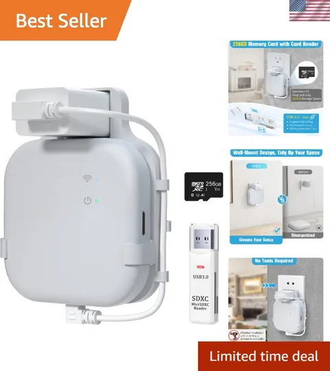 256GB Micro SD Card & Outlet Wall Mount for Blink Sync Module XR | Local Vide...