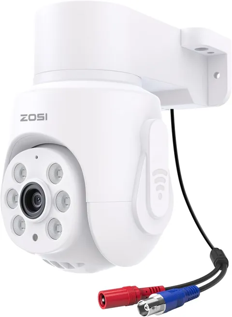 ZOSI Home 1080P Pan Tilt Analog HD TVI Wired Security Camera 355°View Outdoor