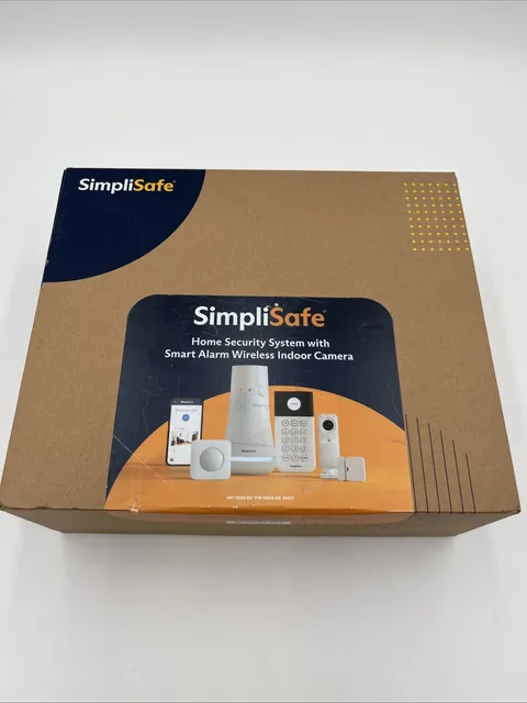 SEALED - SimpliSafe 8 Piece Wireless Home Security With Cameras