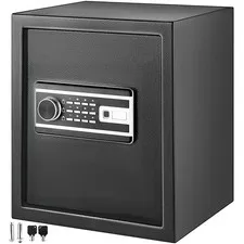 1.7 cu ft fingerprint safe with digital keypad, Q235 steel for cash, jewelry