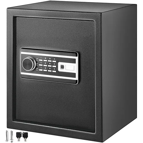 1.7 cu ft fingerprint safe with digital keypad, Q235 steel for cash, jewelry