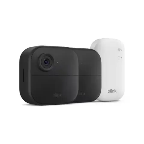 Outdoor 4 - Wireless Battery Operated Smart Security Camera System with 2 - Came