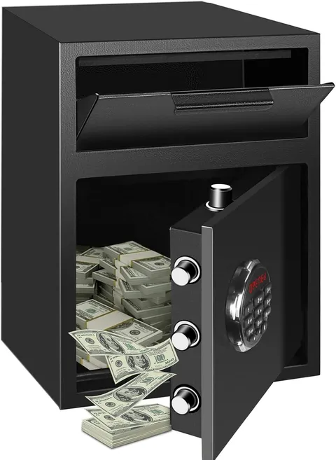 Electronic Depository Drop Safe with Keypad Lock