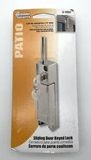 Defender Security U 9997 Aluminum Sliding Patio Door Keyed with Bolt Lock