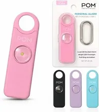 POM 130DB Rechargeable Safety Alarm Pink