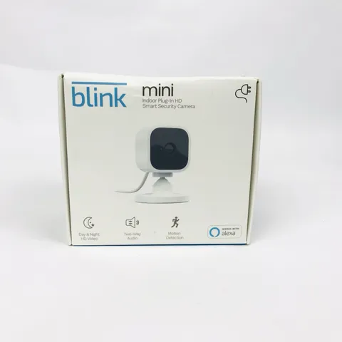 Blink Mini Indoor Plug-In Live HD Smart Security Camera (New in Box)