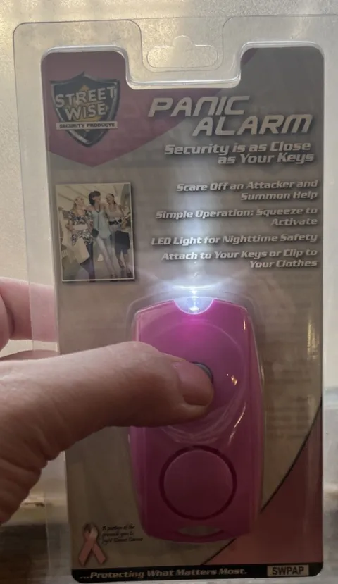 Streetwise 2 in 1 High Frequency Alarm + Flashlight Personal Protection Device