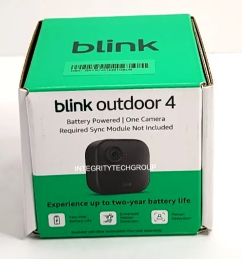 Blink Outdoor 4 Wireless Camera Add-On Camera  REQUIRES SYNC MODULE NEW/SEALED