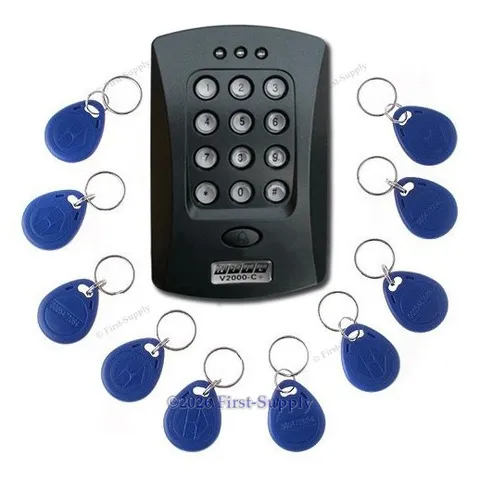 Wired Access Control Keypad Waterproof Keyless Entry System For Garage Door