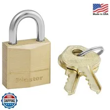 Master Lock 120D Brass Padlock